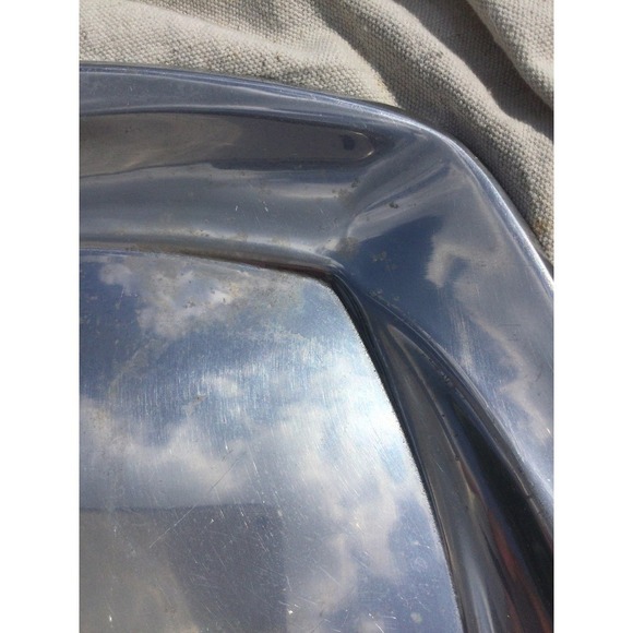 Lenox square platter serving tray silver centerpiece thanksgiving farmhouse - Picture 2 of 8